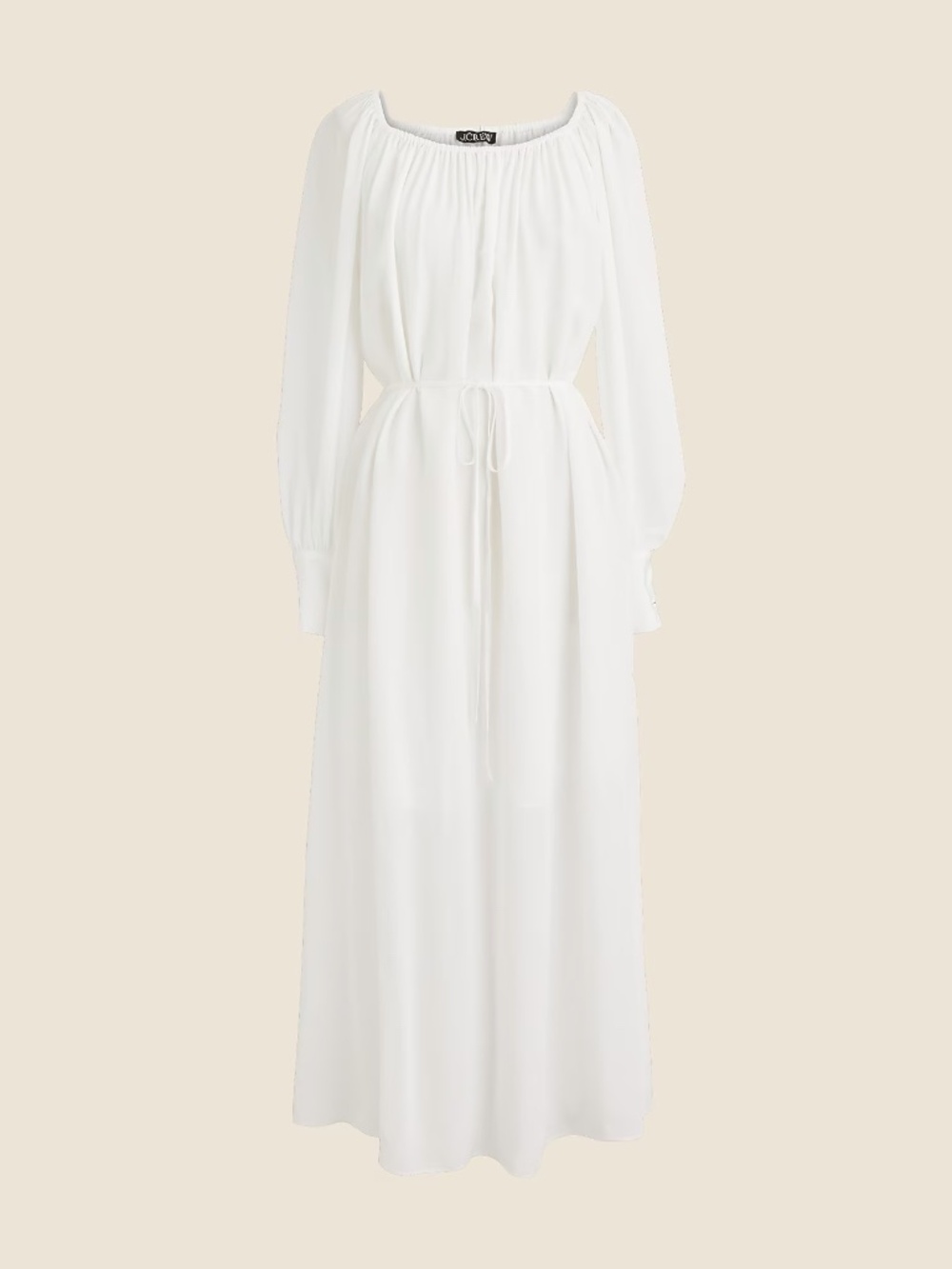 J. Crew Collection sheer maxi dress